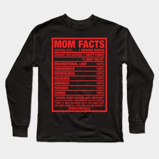 MOM FACTS Long Sleeve T-Shirt